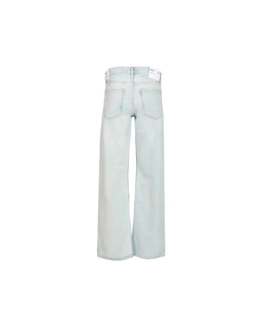 Agolde Blue Wide Jeans