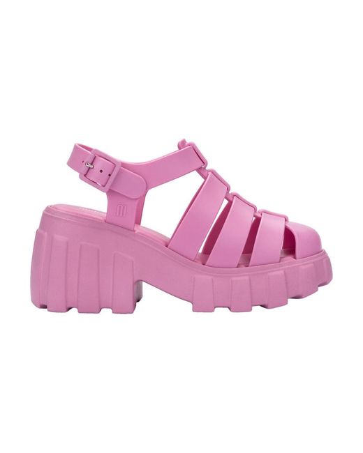 Melissa Pink High Heel Sandals