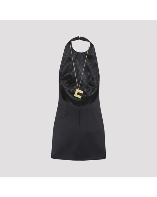 Elisabetta Franchi Black Short Dresses
