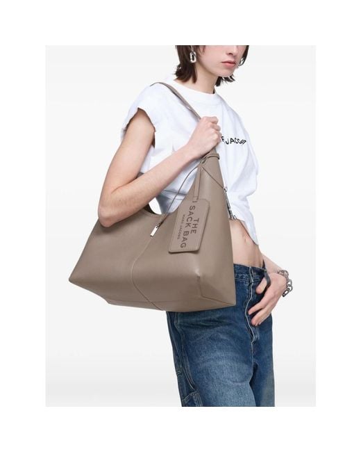 Marc Jacobs Gray Shoulder Bag Leather