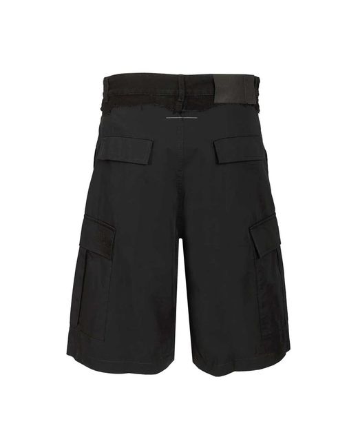 MM6 by Maison Margiela Black Casual Shorts for men