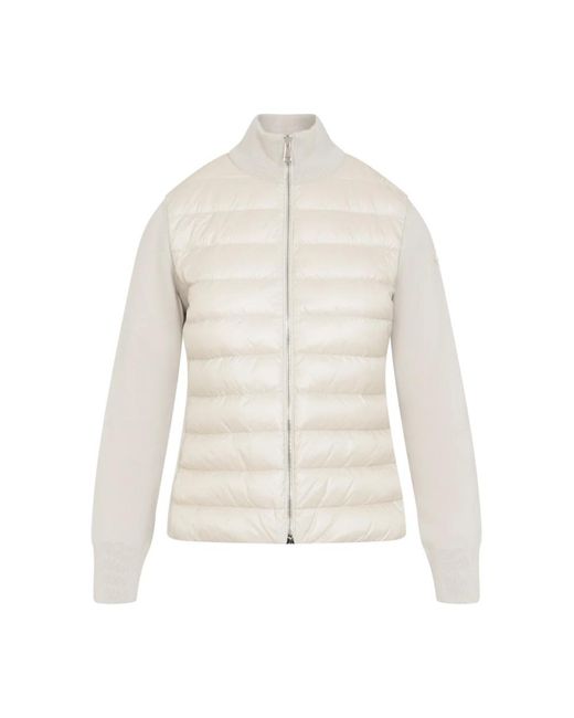 Moncler Tricot Cardigan in het White