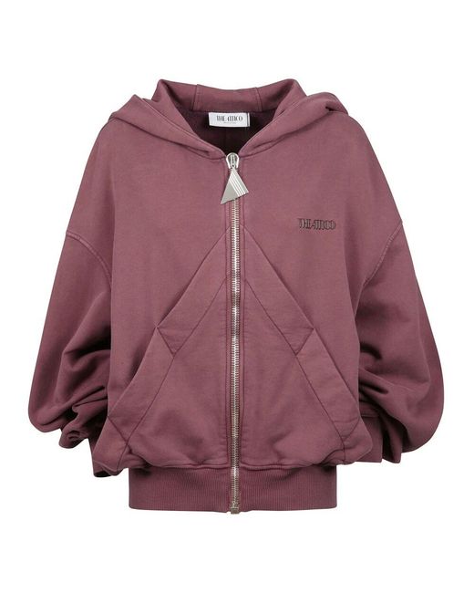 The Attico Purple Zip-Throughs