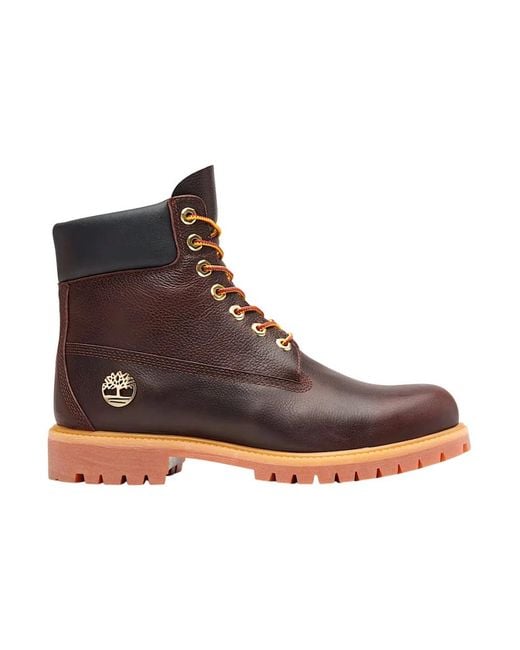 Timberland Brown Lace-Up Boots for men