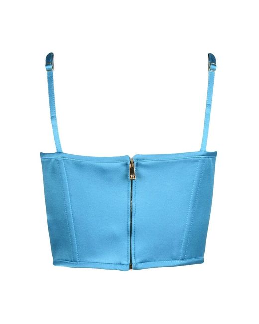 Versace Sleeveless Tops in het Blue
