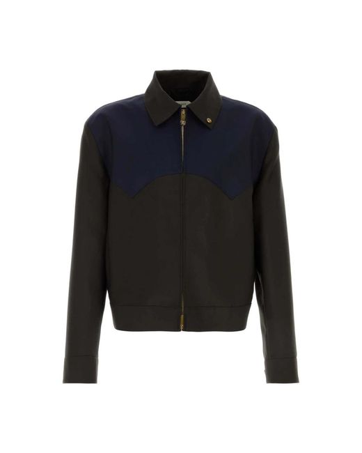 Light Jackets Versace de hombre de color Black