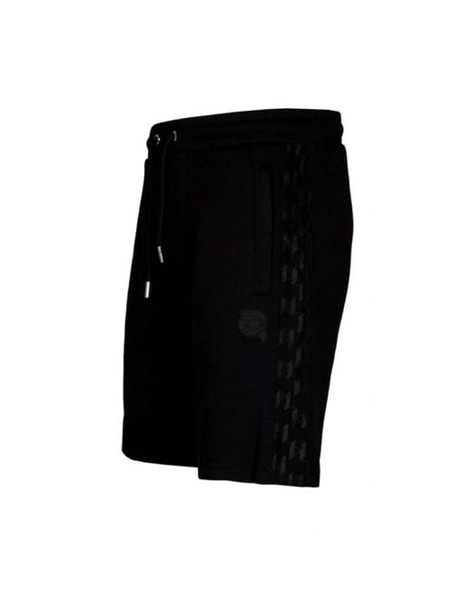 Karl Lagerfeld Black Casual Shorts for men