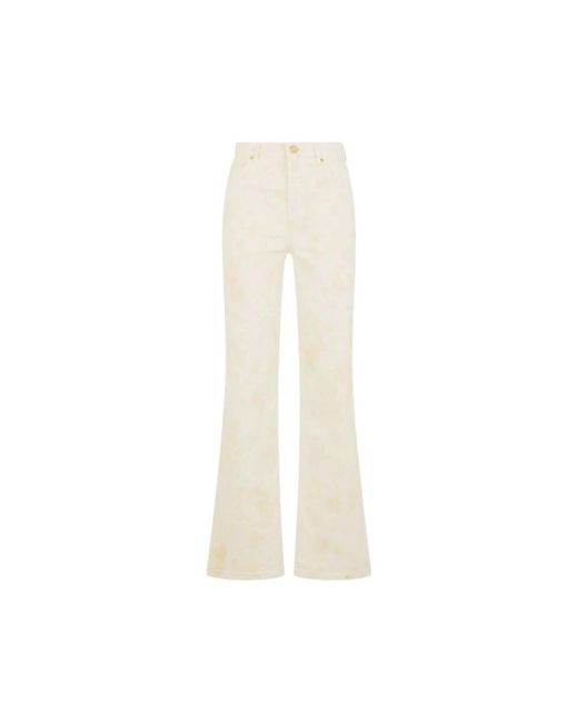 Flared Jeans Roberto Cavalli de color White