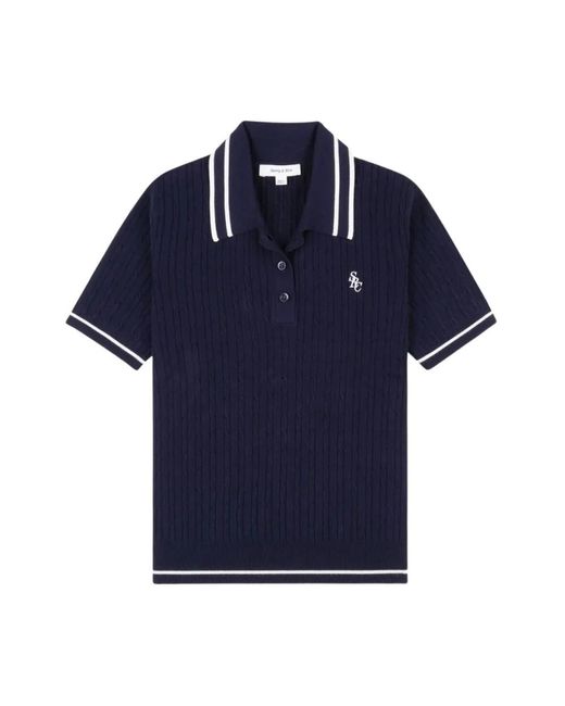 Polo Shirts Sporty & Rich en coloris Blue