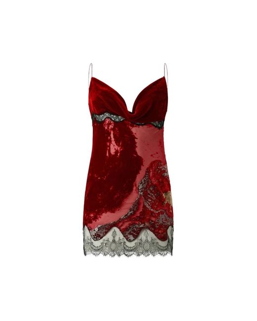 Roberto Cavalli Red Party Dresses