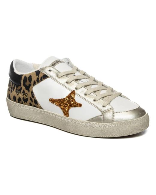 AMA BRAND Metallic Sneakers