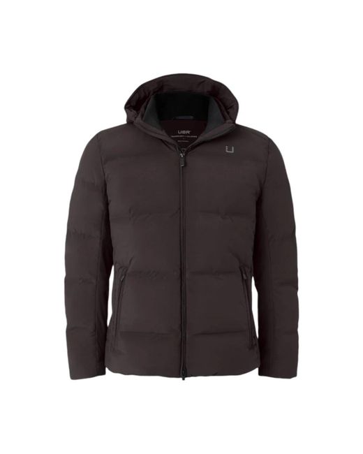 UBR Black Down Jackets for men