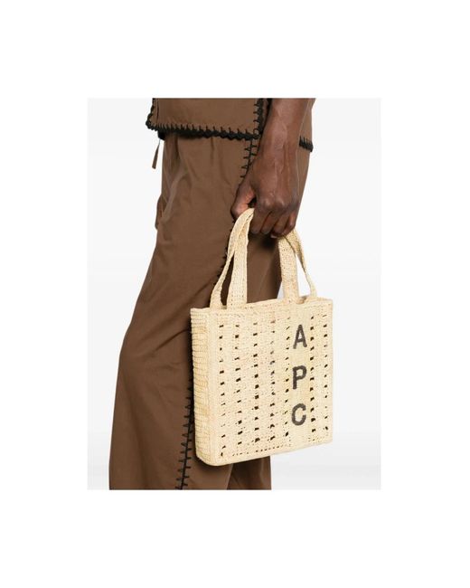 A.P.C. Natural Neutrals Tote Bags