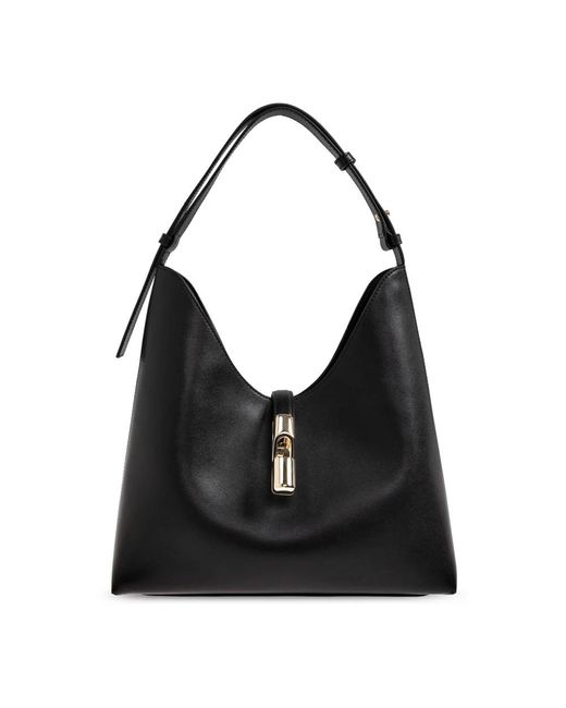 Furla Black Shoulder Bags