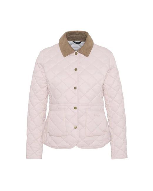 Light Jackets Barbour de color Pink