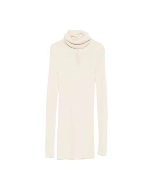 Rick Owens Turtlenecks in het Natural