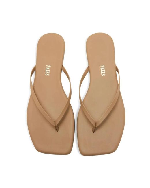 TKEES Brown Square Toe Lily