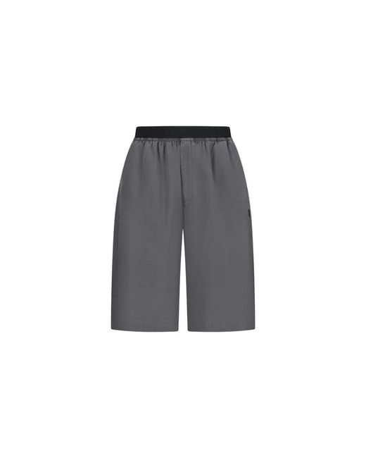 MM6 by Maison Margiela Gray Casual Shorts for men