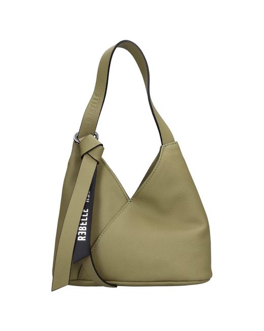 Rebelle Green Shoulder Bags