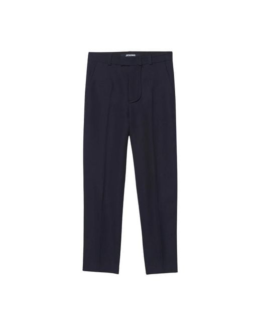Jacquemus Blue Suit Trousers for men