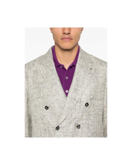 Tagliatore New York Jacket in het White voor heren