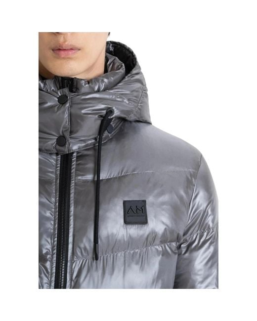 Antony Morato Gray Winter Jackets for men
