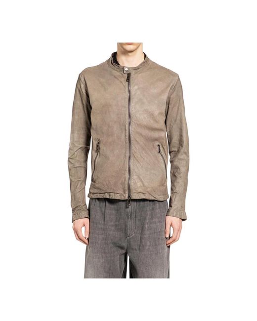 Leather Jackets Giorgio Brato pour homme en coloris Brown