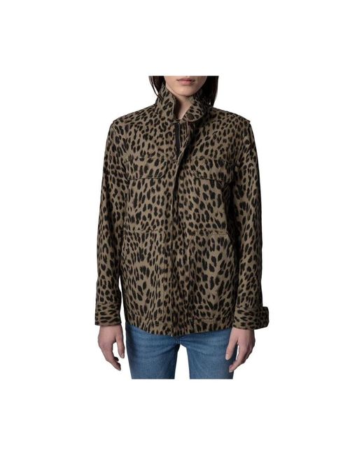 Zadig & Voltaire Brown Denim Jackets