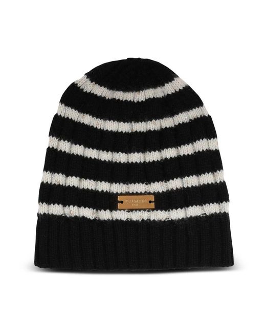 Beanies Balmain en coloris Black