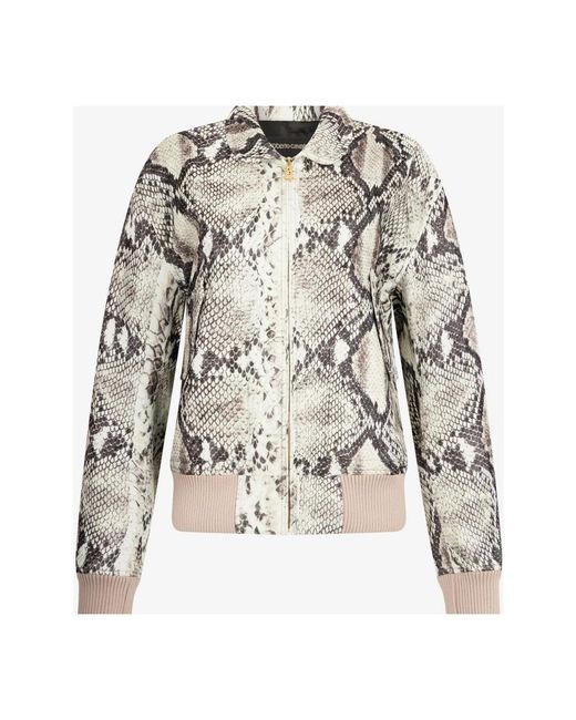 Light Jackets Roberto Cavalli de color Metallic