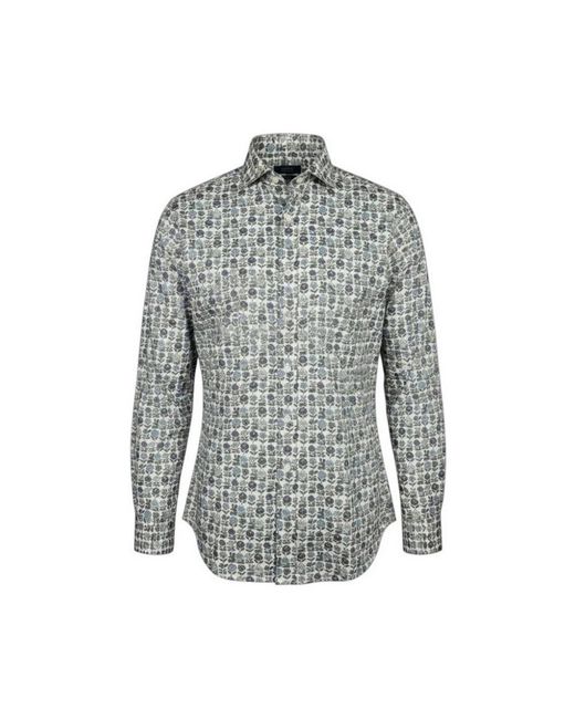 Xacus Overhemden ,Veelkleurig ,Katoen Pina Shirt in het Gray
