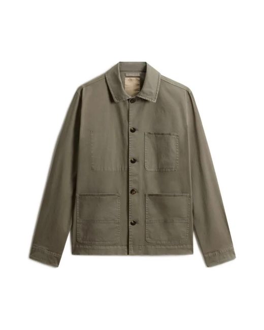 Woolrich Green Light Jackets for men