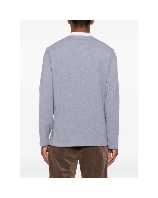 Brunello Cucinelli Gray Polo Shirts for men