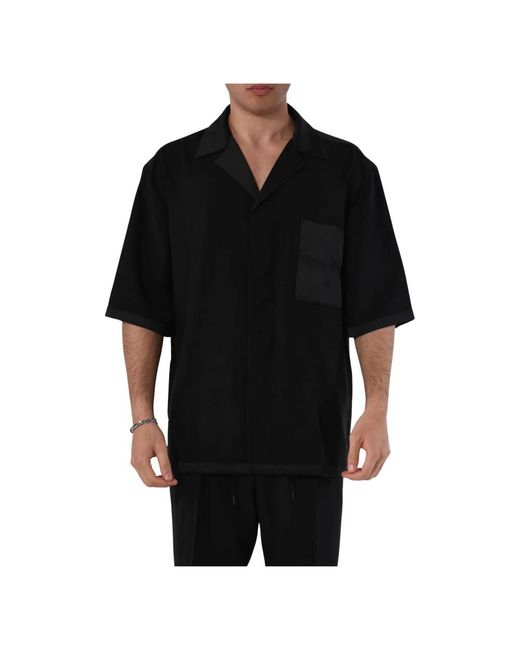 Roberto Collina Black Short Sleeve Shirts for men