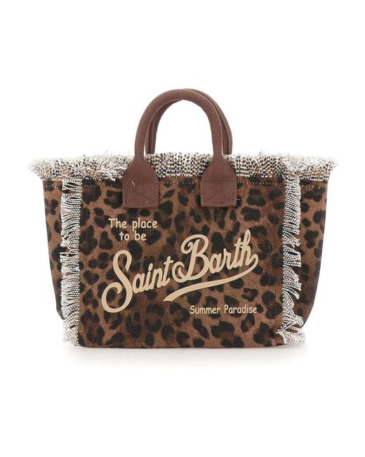 Mc2 Saint Barth Brown Tote Bags