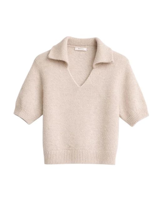 V-Neck Knitwear Opal Studio de color Natural