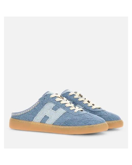 Hogan Blue Mules