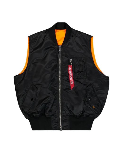 Vests Alpha Industries de hombre de color Black
