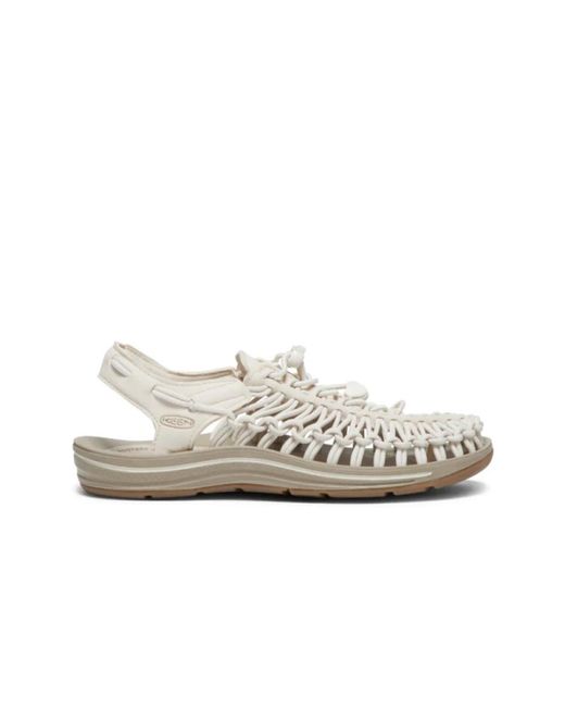Keen White Uneek Sandale