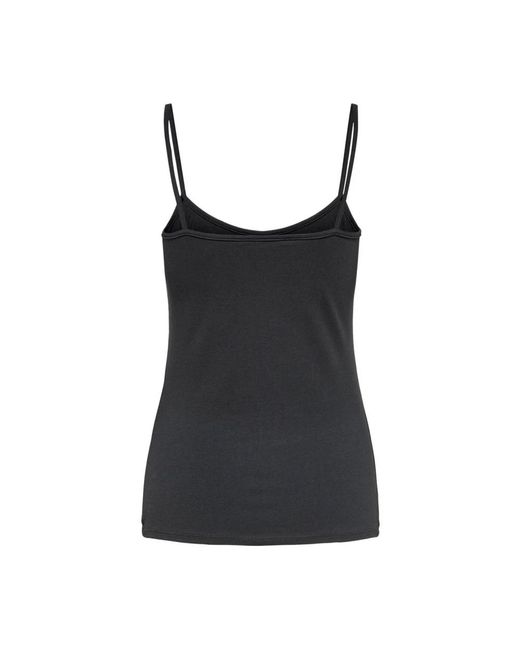Sleeveless tops di ONLY in Black