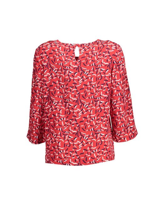 Gant Rode Viscose Trui in het Red