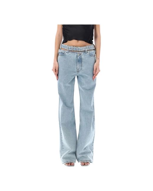 Y. Project Blue Straight Jeans