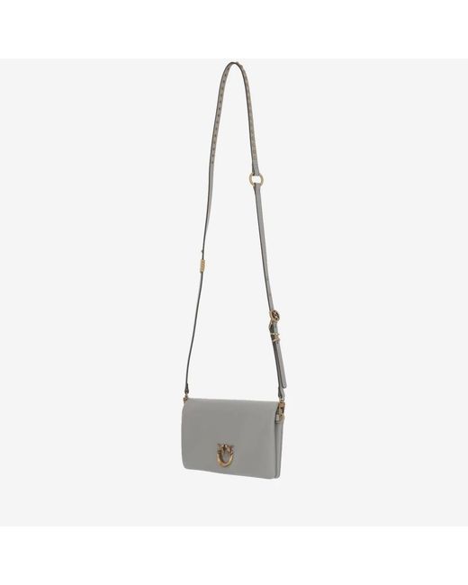 Pinko Gray Cross Body Bags