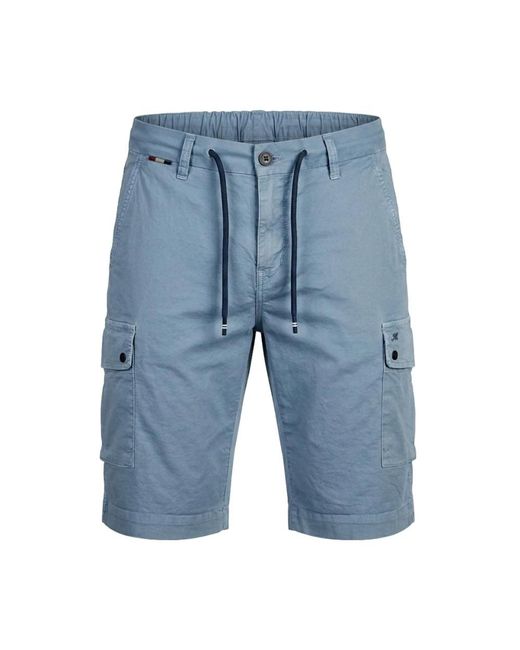 Mason's Blue Casual Shorts for men
