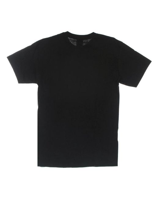 Huf Tops ,Zwart ,Katoen Essentials Box Logo Tee Zwart in het Black voor heren