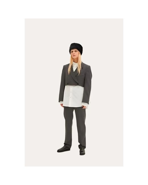 Halfboy Black Slim-Fit Trousers