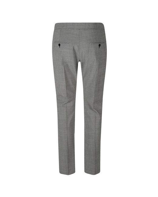 Isabel Marant Gray Slim-Fit Trousers