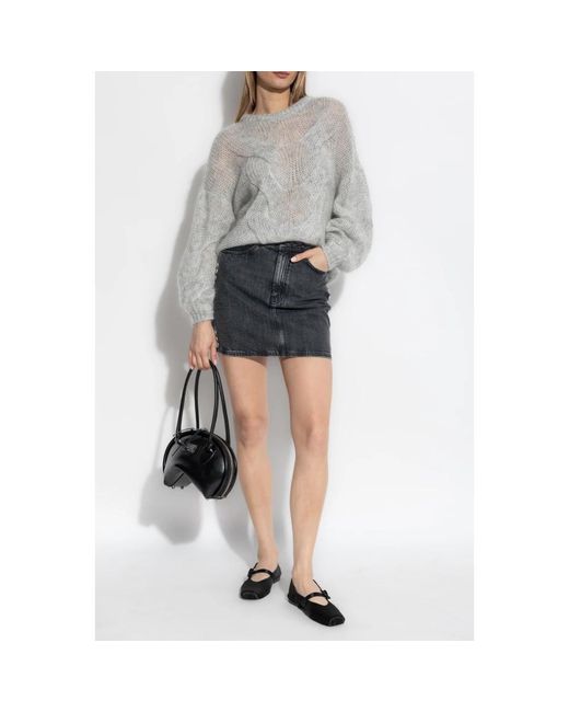 Gestuz Rokken ,Grijs ,Denim Denim Rok Zuva in het Gray