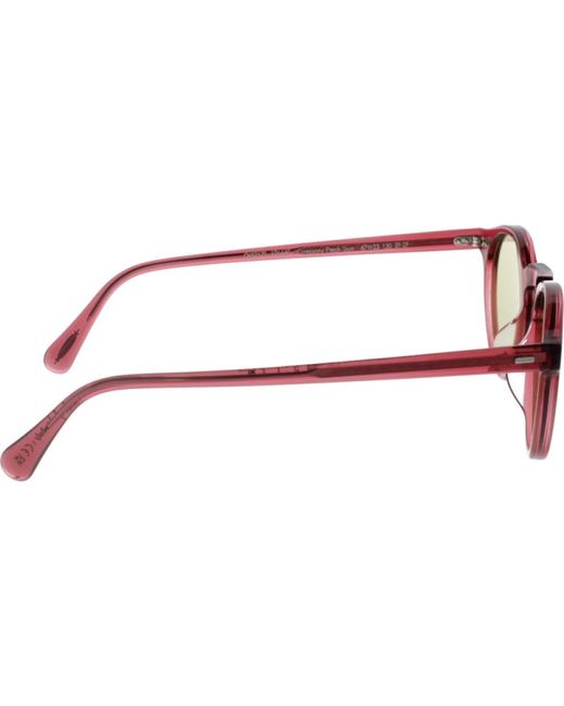 Oliver Peoples Pink Gregory peck sonnenbrille photochrome gläser