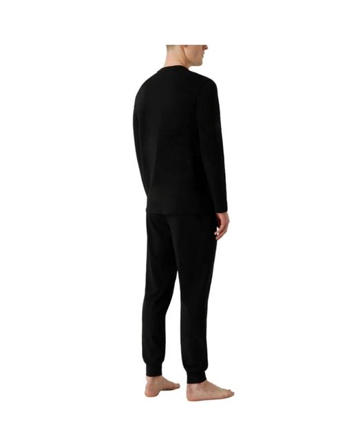 Emporio Armani Black Pyjamas for men
